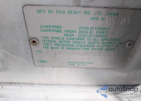 2008 Subaru Forester 2.5X z USA, uszkodzony, nr VIN JF1SG63668H702883